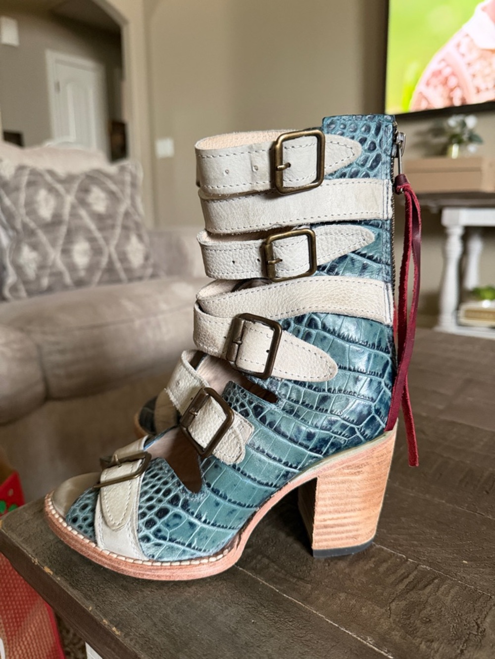 Freebird BOND 6 Turquoise croco *RARE* - Picture 5 of 11
